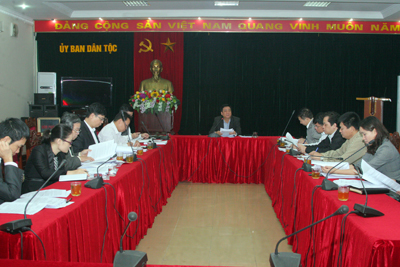 Ủy ban Dân tộc họp kỹ thuật cho triển khai Chương trình 135